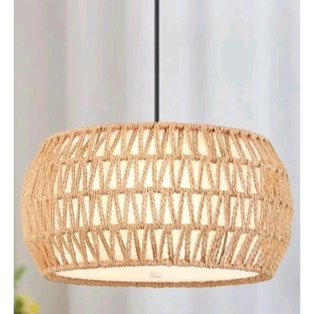 rattan pendant light